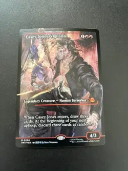 MTG- Casey Jones, Vigilante x1 - TMNT - Showcase FOIL - Image 1
