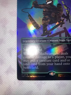 Michelangelo, Improviser (Borderless) Teenage Mutant Ninja Turtles Foil - Image 3