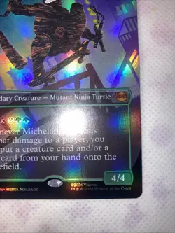 Michelangelo, Improviser (Borderless) Teenage Mutant Ninja Turtles Foil - Image 4