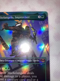 Michelangelo, Improviser (Borderless) Teenage Mutant Ninja Turtles Foil - Image 5