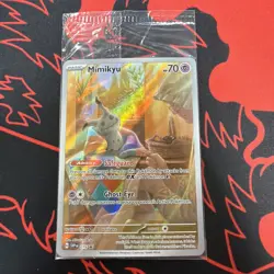 Pokemon TCG Mimikyu 075 Sv: Scarlet & Violet Black Star Promo Card Holo SEALED - Image 1