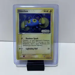 Chinchou 50/92 Reverse Holo Pokemon Card TCG - Legend Maker - 50 HP Common - Image 3