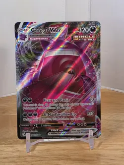 Pokemon Gengar VMAX Holo TCG Card 157/264 Swsh08: Fusion Strike - Image 1