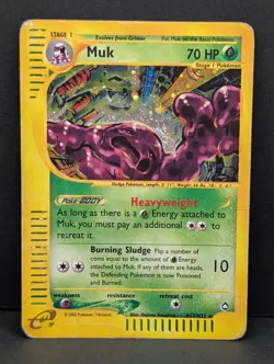 Muk H17/H32 Aquapolis Holo Rare Pokemon TCG Nintendo vintage HP - Image 1