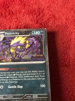 SEALED Pokemon Toxtricity 017 Phantasmal Flames Prerelease Build & Battle Deck - Image 2