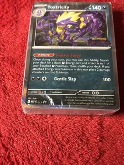SEALED Pokemon Toxtricity 017 Phantasmal Flames Prerelease Build & Battle Deck - Image 4