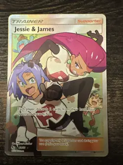 Jessie & James (Full Art) 68/68 Hidden Fates Holo - Image 1