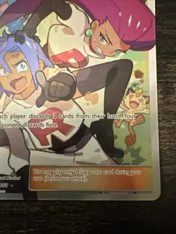 Jessie & James (Full Art) 68/68 Hidden Fates Holo - Image 4