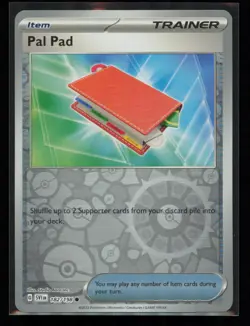 Pal Pad 182/198 Pokemon Scarlet & Violet Common Near Mint Reverse Holo - Image 1