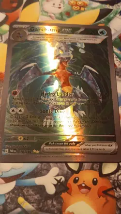 Pokemon Garchomp ex 219/182 SV04 Paradox Rift Special Illustration Rare Holo - Image 1