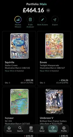 Pokemon TCG Binder Full Collection of Different Sets, Nm Condition, EX’s above - Image 1