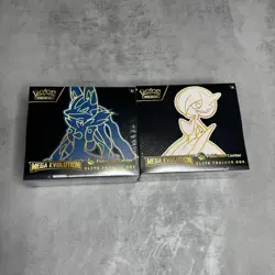 Pokemon TCG Mega Evolution Pokemon Center ETB’s Lucario & Gardevoir New Sealed - Image 1
