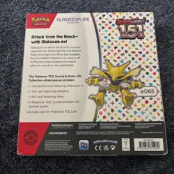 Pokemon TCG: Scarlet & Violet-151 Alakazam ex Collection Booster Box 820650855269 - Image 2