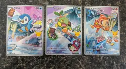 Pokemon 2026 First Partner Illustration Collection Series 1 Promos Set 40-42 - Image 1