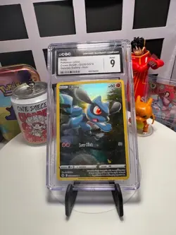 CGC 9 Mint Riolu – Crown Zenith Galarian Gallery (Holo) | Pokemon 2023 GG26 - Image 1