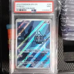 Pokemon Duskull Sv: Shrouded Fable 068/064 Illustration Rare Holo PSA 9 - Image 1