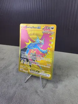 Roaring Moon EX 262/182 SV04: Paradox Rift Gold Secret Rare Pokemon TCG NM 🔥 - Image 2