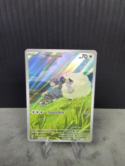 Hops Wooloo 170/159 Pokemon TCG Journey Together Illustration Rare English NM - Image 1
