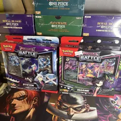 Marnie Rival Battle Deck & Steven Rival Battle Deck Bundle Pokemon TCG - Image 1