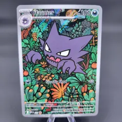 Pokemon TCG Haunter 027 Mega Evolution Black Star Promo Near Mint Holo - Image 1