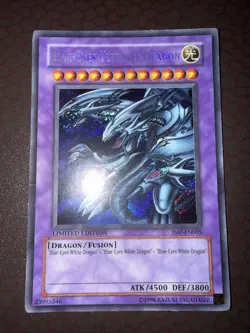 Yu-Gi-Oh! Blue-Eyes Ultimate Dragon -JMP-EN005- Secret -Limited Edition Damaged - Image 2