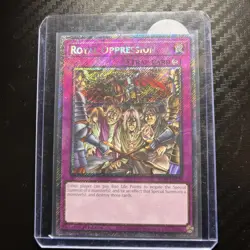 Yu-Gi-Oh! Royal Oppression RA04-EN120 Platinum Secret Rare 1st Edition - Image 1