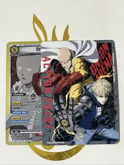 Union Arena One Punch Man Saitama SR With An AP - Image 1