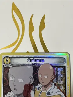 Union Arena One Punch Man Saitama SR With An AP - Image 4