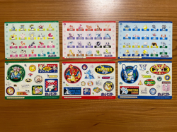 SR!! 1996 Pokemon Jumbo Card Carddass : Full Set of 6- Ken Sugimori Bandai Japan - Image 1