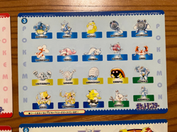 SR!! 1996 Pokemon Jumbo Card Carddass : Full Set of 6- Ken Sugimori Bandai Japan - Image 4