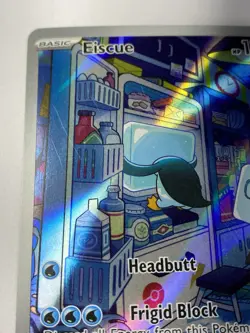 Pokemon: Eiscue Illustration Rare IR Full Art Holo 205/193 - Image 3