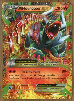 Mega M Houndoom EX - 22/162 ~ Ultra Rare ~ XY Breakthrough ~ NM/Mint!!! - Image 1