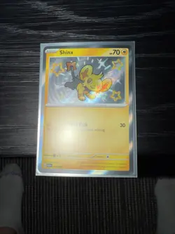 💥 Shinx # 135/091 Paldean Fates Baby Shiny Holo Rare - Pokemon 2024 - Image 2