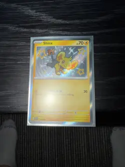 💥 Shinx # 135/091 Paldean Fates Baby Shiny Holo Rare - Pokemon 2024 - Image 3