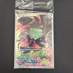 Pokemon TCG Bulbasaur 133/132 Mega Evolutions IR Stamped Promo sealed Mint - Image 1
