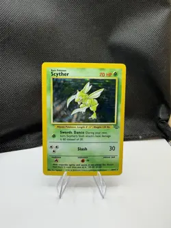 Pokemon TCG Scyther Jungle 10/64 Holo Unlimited Holo Rare - Image 1