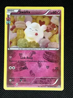 Pokemon Swirlix Uncommon Reverse Holo RC19/RC32 Generations Basic 60 HP English - Image 1