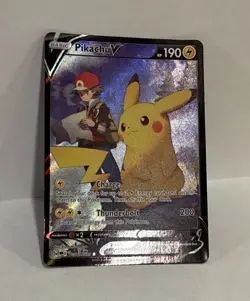 Pokemon Pikachu V TG16/TG30 Lost Origin Trainer Gallery Ultra Rare Holo 190 HP - Image 1