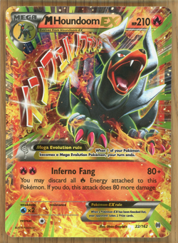 Mega M Houndoom EX - 22/162 ~ Ultra Rare ~ XY Breakthrough ~ Near Mint!!! - Image 1
