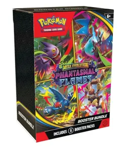 POKEMON TCG Phantasmal Flames Booster Bundle 6 Packs New in Sealed Packaging - Image 1