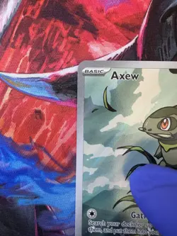 Pokemon Axew 145/086 SV Black Bolt Illustration Rare Holo NM - Free Shipping - Image 4