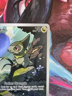 Pokemon Axew 145/086 SV Black Bolt Illustration Rare Holo NM - Free Shipping - Image 5