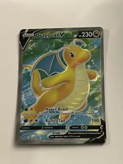 Dragonite V (Full Art) 076/078 Pokemon GO Holo - Image 1