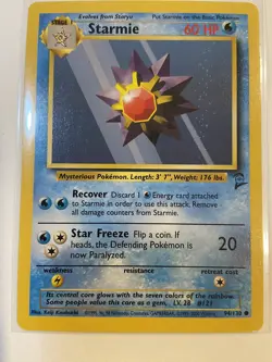 Pokemon WOTC Starmie 94/130 Base Set 2 Common NM - Image 1