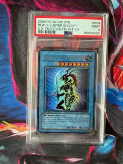 Yu-Gi-Oh! Black Luster Soldier SYE-024 1st Edition PSA 9 - Image 1