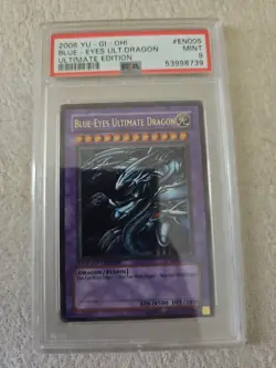 Yugioh PSA 9 Blue Eyes Ultimate Dragon JMP-EN005 - Image 1