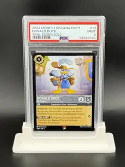 PSA 9 MINT Donald Duck - Musketeer Spiel Essen Promo 2023 Disney Lorcana #13 - Image 1