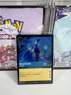 Maleficent Uninvited 151/204 Rare COLD FOIL Disney Lorcana – The First Chapter - Image 1