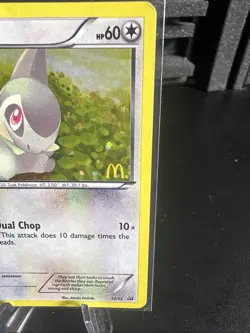 Pokemon TCG Axew McDonald's Promos Holo Card 12/12 McDonald's Promo - Image 3