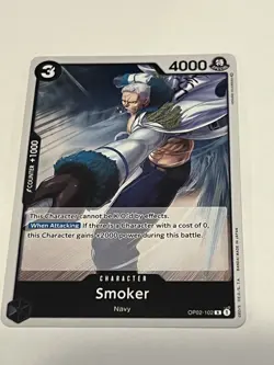 OP02-102 Smoker (102) English One Piece Card Game - Image 1